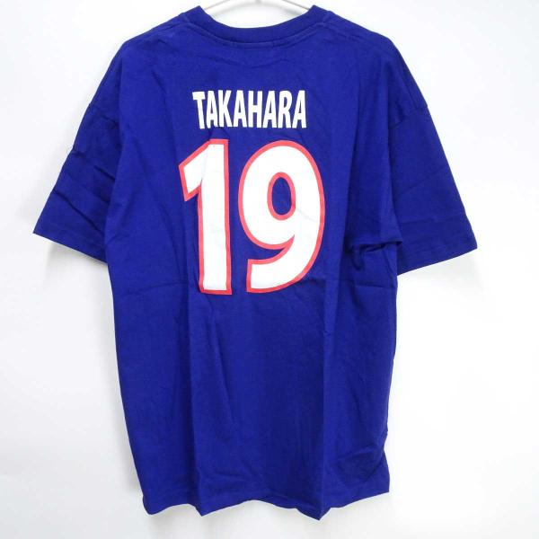 【中古・未使用品】サッカー 日本代表 半袖 Tシャツ #19 高原直泰 F