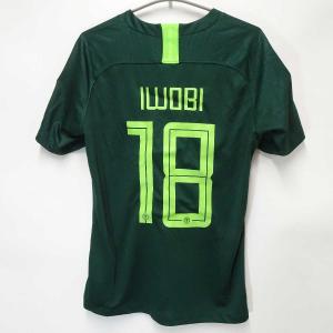 【中古】ナイキ サッカー ナイジェリア代表 ユニフォーム ワールドカップ ロシア 2018パッチ #...