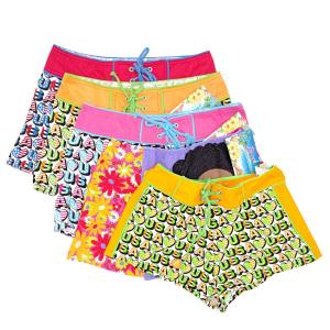 【中古・未使用品】[5点セット] SHREANU シュリーヌ サーフパンツ ショートパンツ スカート 水着 M/9M レッド/オレンジ/ピンク 167750/156560/167740 レディース