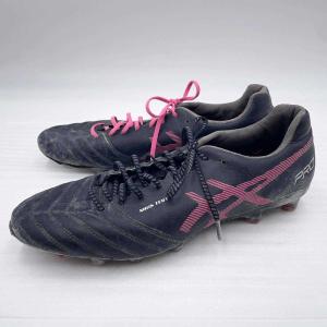 【中古】アシックス サッカースパイク DSライト X-FLY PRO 27.5cm ブラック 1101A025 メンズ asics 天然芝 土 人工芝