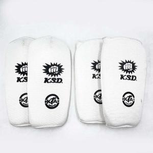 【中古】[2点セット] TAEKWONDO テコンドー KSD KTA レッグ サポーター S 空手 格闘技
