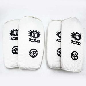【中古】[2点セット] TAEKWONDO テコンドー KSD KTA レッグ サポーター S 空手 格闘技