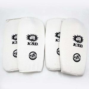 【中古】[2点セット] TAEKWONDO テコンドー KSD KTA レッグ サポーター L 空手 格闘技