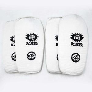 【中古】[2点セット] TAEKWONDO テコンドー KSD KTA レッグ サポーター M 空手 格闘技
