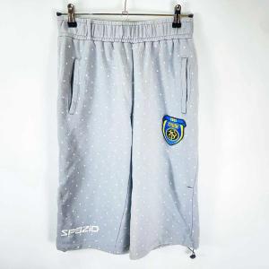 【中古】スパッツィオ 七分丈パンツ 裾ドローコード グレー メンズ Spazio サッカー フットサル