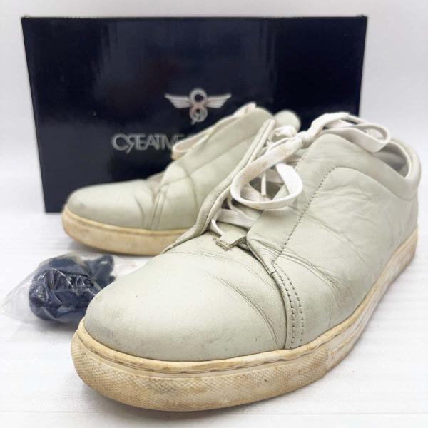 【中古】CREATIVE RECREATION TURINO 革スニーカー 29cm ホワイト CR...