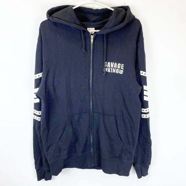 【中古】デビッド・フィンレー SAVAGE KING ジップパーカー L WAR DOG BULLE...