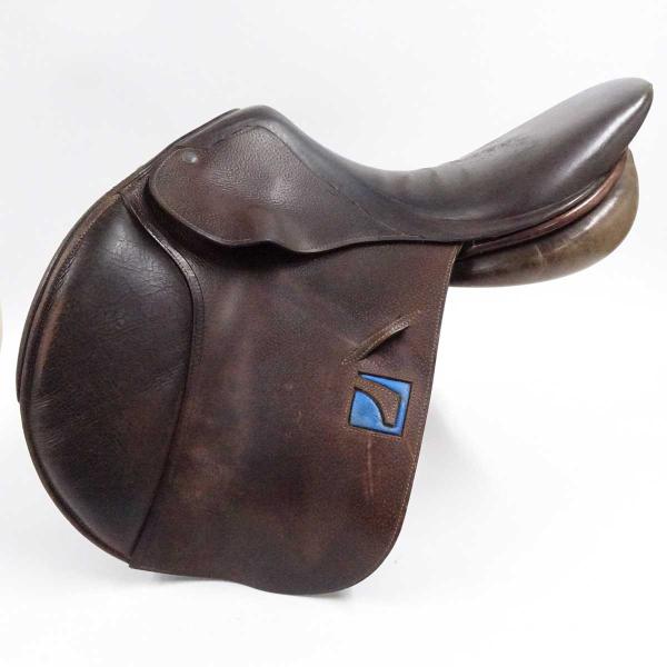 【中古】CHILDERIC シルデリック 障害鞍 乗馬鞍 17.5インチ フランス製 乗馬 馬具