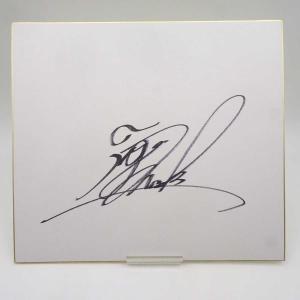【中古】新日本プロレス 4代目 タイガーマスク 直筆サイン色紙 1999