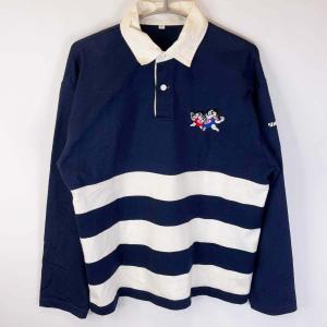 【中古】リポビタンD ラガーシャツ ラグビー 長袖 シャツ F メンズ