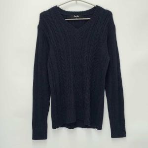 【中古】リリック Vネック ニットセーター L ネイビー G0843KSW204 メンズ トップス LYRIC
