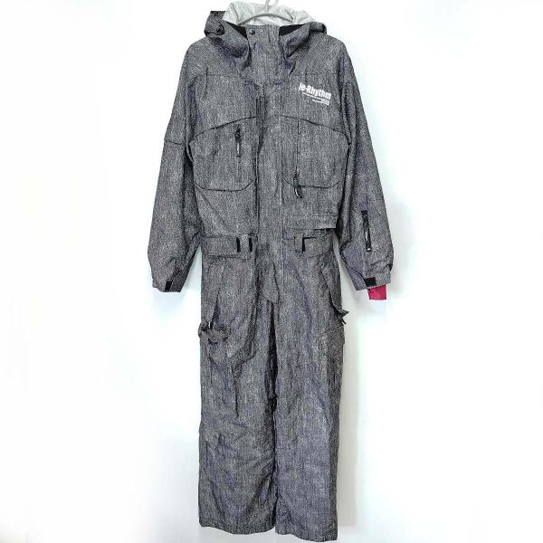【中古】le-RHYTHM スノーボード ウェア ツナギ つなぎ XS リアリズム FORESTIN...