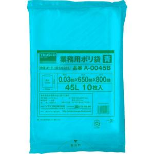 申込期間08月01日13時まで_トラスコ中山 業務用ポリ袋　厚み０．０３Ｘ４５Ｌ　Ａ００４５Ｂ_取寄商品｜kaumall