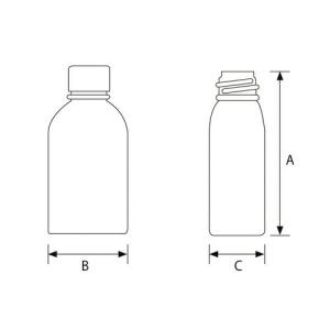 申込期間08月01日13時まで_シント―化学 １型投薬瓶　１０００ｍｌ　５０本入_取寄商品｜kaumall