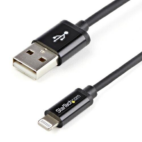 申込期間26年07月30日13時まで_スターテック Ｌｉｇｈｔｎｉｎｇ−ＵＳＢ変換ケーブル　２ｍ　黒...