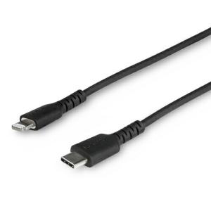 申込期間12月08日13時まで_スターテック 超高耐久ライトニング−USB−Cケーブル 1m 黒_取寄商品