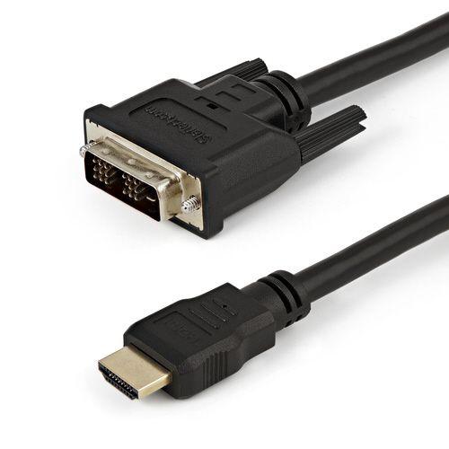 スターテック １．５ｍ　ＨＤＭＩ　−　ＤＶＩ−Ｄ　変換ケーブル