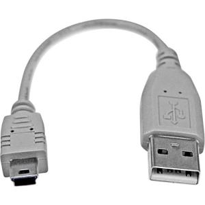 スターテック MiniB−USB 2．0ケーブル 15cm_取寄商品