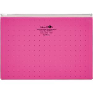 リヒトラブ AQUA DROPs クリヤーケースA5 赤×5_取寄商品