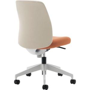 コクヨ 事務用回転イス 肘なし CR-1Z グレー キャスター付き 回転