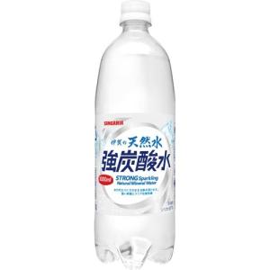 サンガリア 伊賀の天然水強炭酸水　１０００ｍｌ　１２本