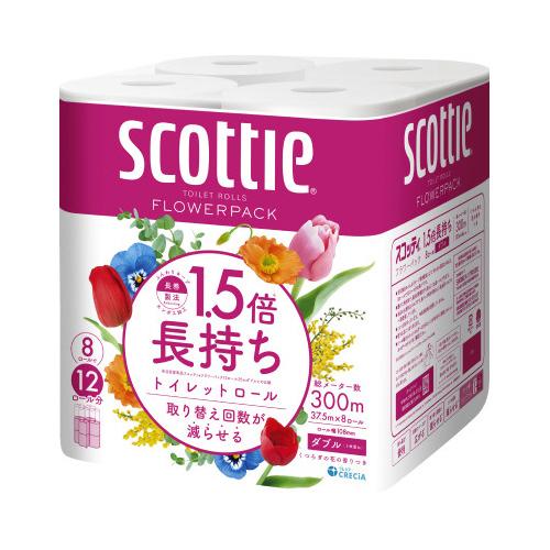 日本製紙クレシア スコッティーＦパック１．５倍巻きＷ８Ｒ