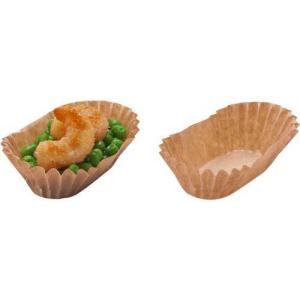 サンナップ 未晒し紙おかずカップ長丸（小）３２０枚