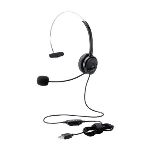 エレコム オーバーヘッド　ヘッドセット　片耳　ＵＳＢ