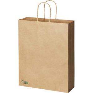 カウネット FSC認証(R) 丸紐手提げ袋 茶 ...の商品画像