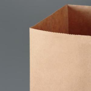 カウネット FSC認証(R) 丸紐手提げ袋 茶...の詳細画像1