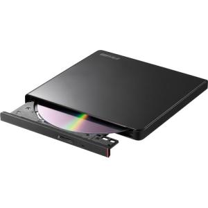 バッファロー ポータブルDVD書込みソフト付ブラックの詳細画像1