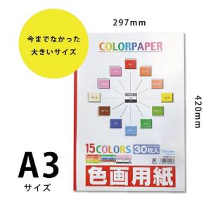 エヒメ紙工 色画用紙(製本タイプ)A3判30枚の詳細画像1