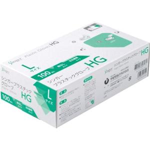 宇都宮製作 シンガー プラスチック手袋HG L 100枚入