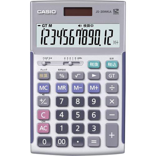 カシオ 本格実務電卓　検算　ＪＳ−２０ＷＫＡ−ＳＲ