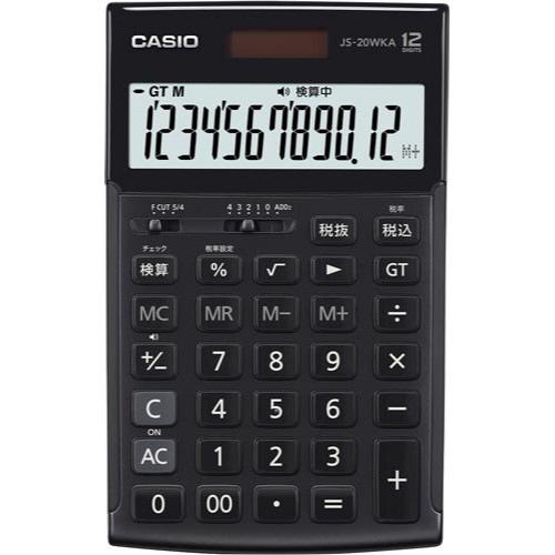 カシオ 本格実務電卓　検算　ＪＳ−２０ＷＫＡ−ＢＫ