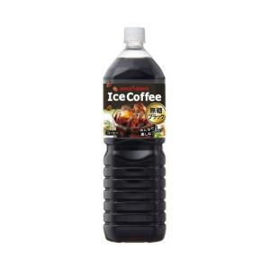 ポッカサッポロ アイスコーヒー ブラック無糖 ( 1.5L*8本入 )/ ポッカ