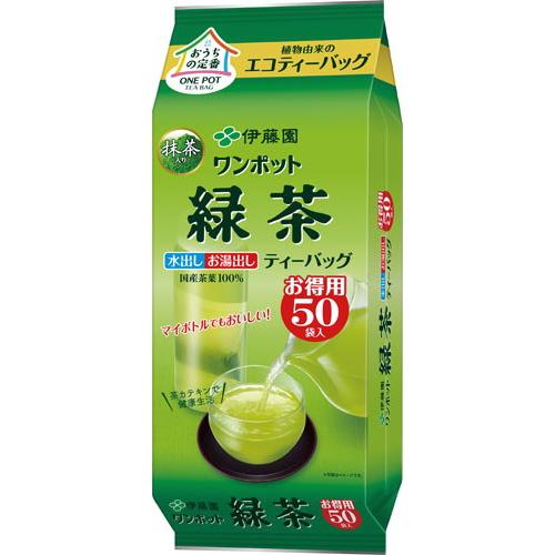 伊藤園 ワンポットエコティーバッグ緑茶　５０袋