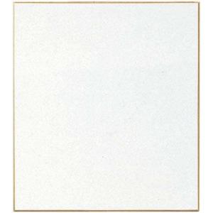 サイン用色紙 白 無地 50枚入り 金縁 定番サイズ 273x243mm