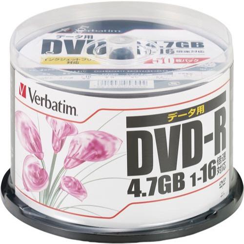 三菱ケミカルメディア ＤＶＤ−Ｒデータ用　１６倍速　ＩＪ対応　５０枚ＳＰ