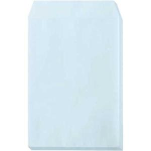 キングコーポレーション ソフトカラー封筒 角6 ブルー 100枚入