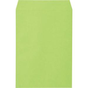 キングコーポレーション カラークラフト封筒 角2 グリーン 100枚入