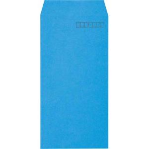 キングコーポレーション カラークラフト封筒 長3 ライトブルー 100枚入