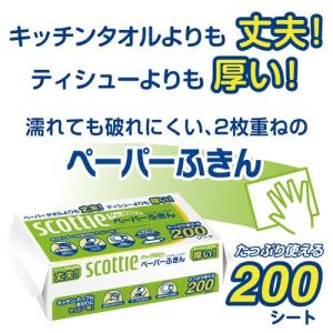 日本製紙クレシア スコッティペーパーふきん サ...の詳細画像1