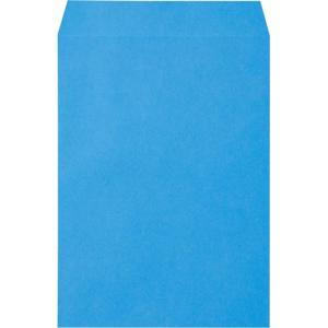 キングコーポレーション カラークラフト封筒 角2 ライトブルー 500枚入