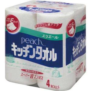 ダイオーペーパー ピーチキッチンタオル 4ロールの商品画像