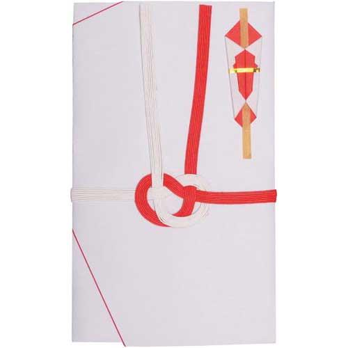 キングコーポレーション 祝儀袋　御祝　大阪折赤白７本結切　祝字無　３０枚入