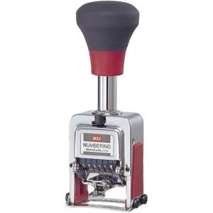ライオン事務器 ナンバリング C-77 7桁 7様式 E字体 : 文具・事務用品