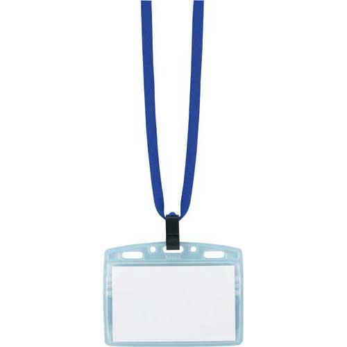 コクヨ ネックストラップ名札＜アイドプラス＞　青　５０個