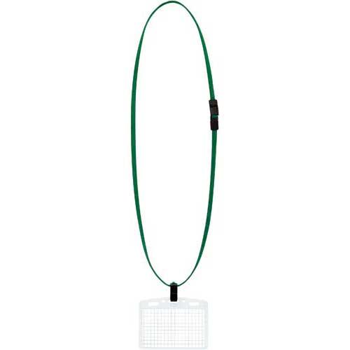 コクヨ ネックストラップ名札＜アイドプラス＞　緑　５０個