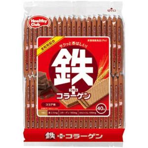 ハマダコンフェクト 鉄プラスコラーゲンウエハース　ココア味　３６枚入｜kaumall